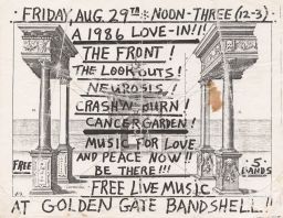 Golden Gate Park Band Shell, 1986 August 29