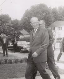 President Eisenhower and Cornell President Mallot