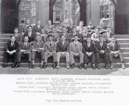 Alpha Chi Sigma honorary fraternity for students of chemistry and chemical engineering, 1935, group portrait