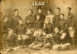 Football, 1885 team, group photograph