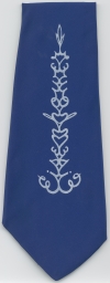 Eisenhower Blue Pattern Necktie, ca. 1952
