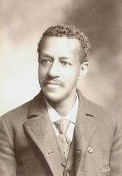 Albert Monroe Wilson, known as "Pomp" (1841-1904), portrait photograph as a middle-aged man
