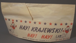 Hay! Krajewski! Paper Garrison Cap, ca. 1956