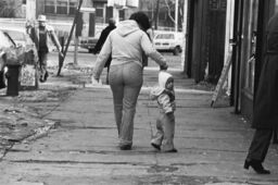 Woman and child, Westchester and Jackson Ave., Bronx