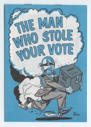 "The Man Who Stole Your Vote" Pamphlet and Envelope