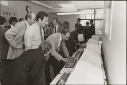 First Computer Network in Phillips Hall (A Data General Corporation MV800 computer)
