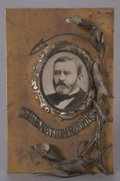 Grant The Nation Mourns Memorial Photograph and Frame, ca. 1885