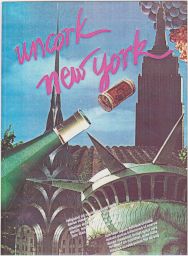 Uncork New York. Promotional Advertising Draft.