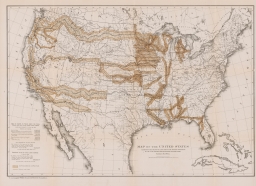 Map of the United States Exhibiting the Grants of Land Made by the General Government To Aid in the Construction of Railroads and Wagon Roads To June 30, 1883.