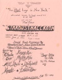 Stardust Ballroom, June 5, 1980