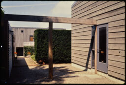 Bald Hill Residence 23, Detail - Garage/Potting Shed and Garden Entrance to House