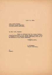 Rubin Saltzman to Professor Hayim Fineman about Alternate to Rescue Committee, April 1945 (correspondence)