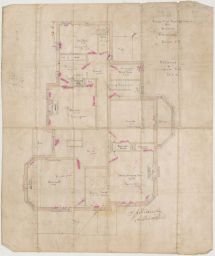 Second Floor plan (Sheet #3) for residence of Sam Friendly