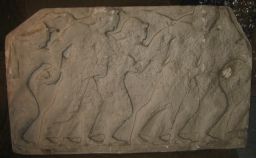 Archaic relief of dancing women