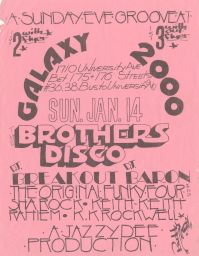 Galaxy 2000, Jan. 14, 1979
