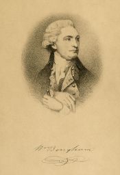 William Bingham (1752-1804), A.B. 1768, A.M. 1771, autographed portrait