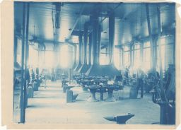 Interior of the Foundry, late 1900s.