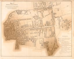 Map of Bethnal Green Parish, Shewing the Mortality from four classes of Disease in certain localities during the year, ended 31st Decr., 1838, distinguishing the Houses occupied by Weavers & Labourers, & Tradesmen.