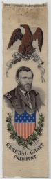 General Grant, President Ribbon, ca. 1872