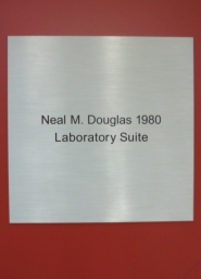 Neal M. Douglas Laboratory Suite Plaque