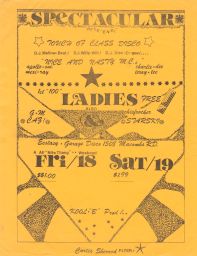 Ecstasy Garage Disco, Sept. 18, 1981