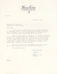 Typed signed letter from Robert D. Cross to Paul Davidoff.