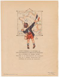 Achevé d'Imprimer le 23 Novembre 1945 Jour Anniversaire de la Libération de Strasbourg par la Division du Général Leclerc.