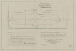 Construction plan for Iris Garden on the estate of Windsor T. White, Chagrin Falls, OH.