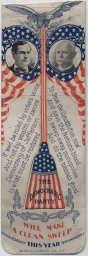 Bryan-Stevenson Campaign Bookmark, ca. 1900