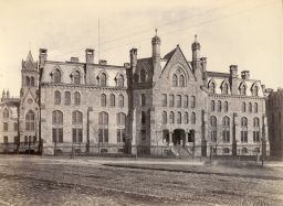 Medical Hall (built 1873, Thomas Webb Richards, architect; later Logan Hall and then Claudia Cohen Hall), exterior