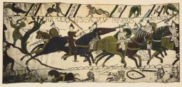 Illustration of Bayeux tapestry, panel 69.