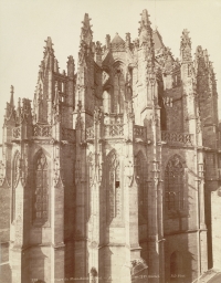 Mont Saint-Michel Abbey. Apse of the Church 