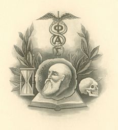 Phi Alpha Sigma medical fraternity, insignia, 1908