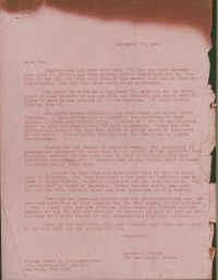 Letter from Gordon Fister to James Hemstreet, 20 September 1944.