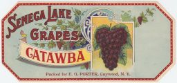Grape crate label.