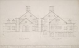 End Elevation of Alfred H. Ericson House