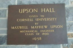 Maxwell Mayhew Upson Plaque