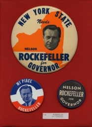 Rockefeller Campaign Buttons, ca. 1958-1962