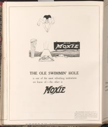 Moxie Advertisement. The Cornell Widow, December 1923 Issue