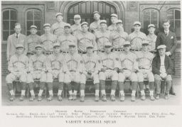 Baseball team, varsity, 1931