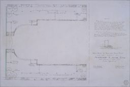 Seymour Knox estate drawings - Planting plan, etc. - North half