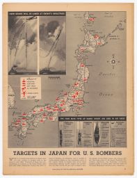 Targets in Japan for U.S. Bombers