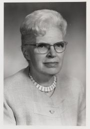 Photograph of Grace Steininger, professor of food and nutrituion.