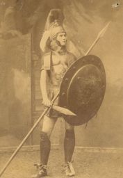 Greek Society play, "The Acharnians of Aristophanes", 1886 Penn production, George Wharton Pepper, A.B. 1887, as Dikaiopolis