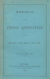 Memorial of the Prison Association to the Governor of the State of New York