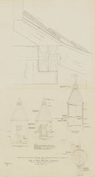 Construction plan of dovecote Sheet 1 for the property of Mr. and Mrs. Ralph P. Hanes