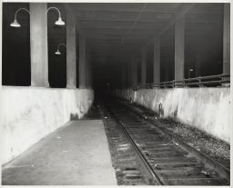 Under the Union Station Concourse Lower Level, North and Southbound Tubes