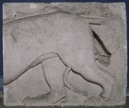 Leopard relief from Building G at Xanthos (right half)