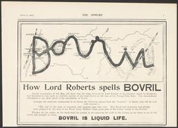 How Lord Roberts spells BOVRIL
