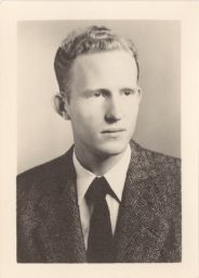 Portrait photograph of Archie Ammons as a young man, ca. 1940s.